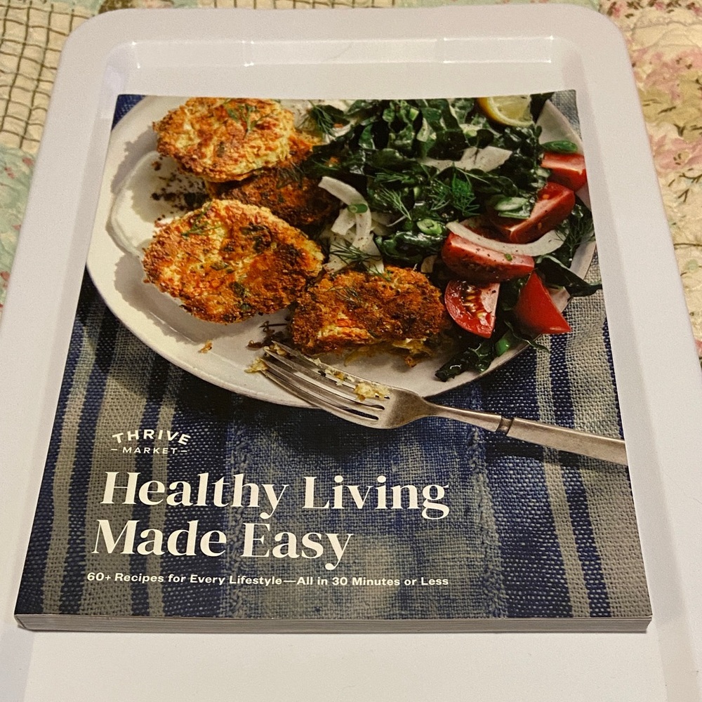Healthy Living Made Easy Cookbook - Blue Cover